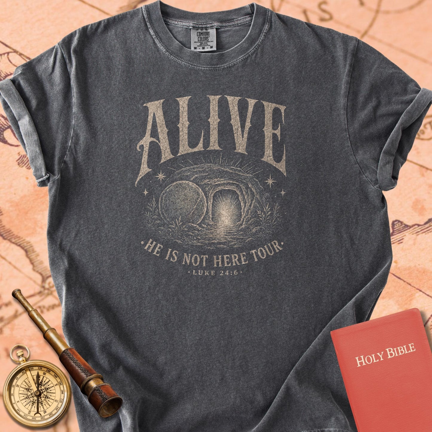 Alive — He Is Not Here Premium T-shirt