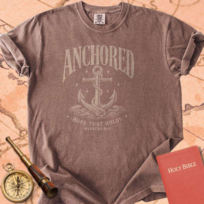 Anchored — Hope That Holds Premium T-shirt