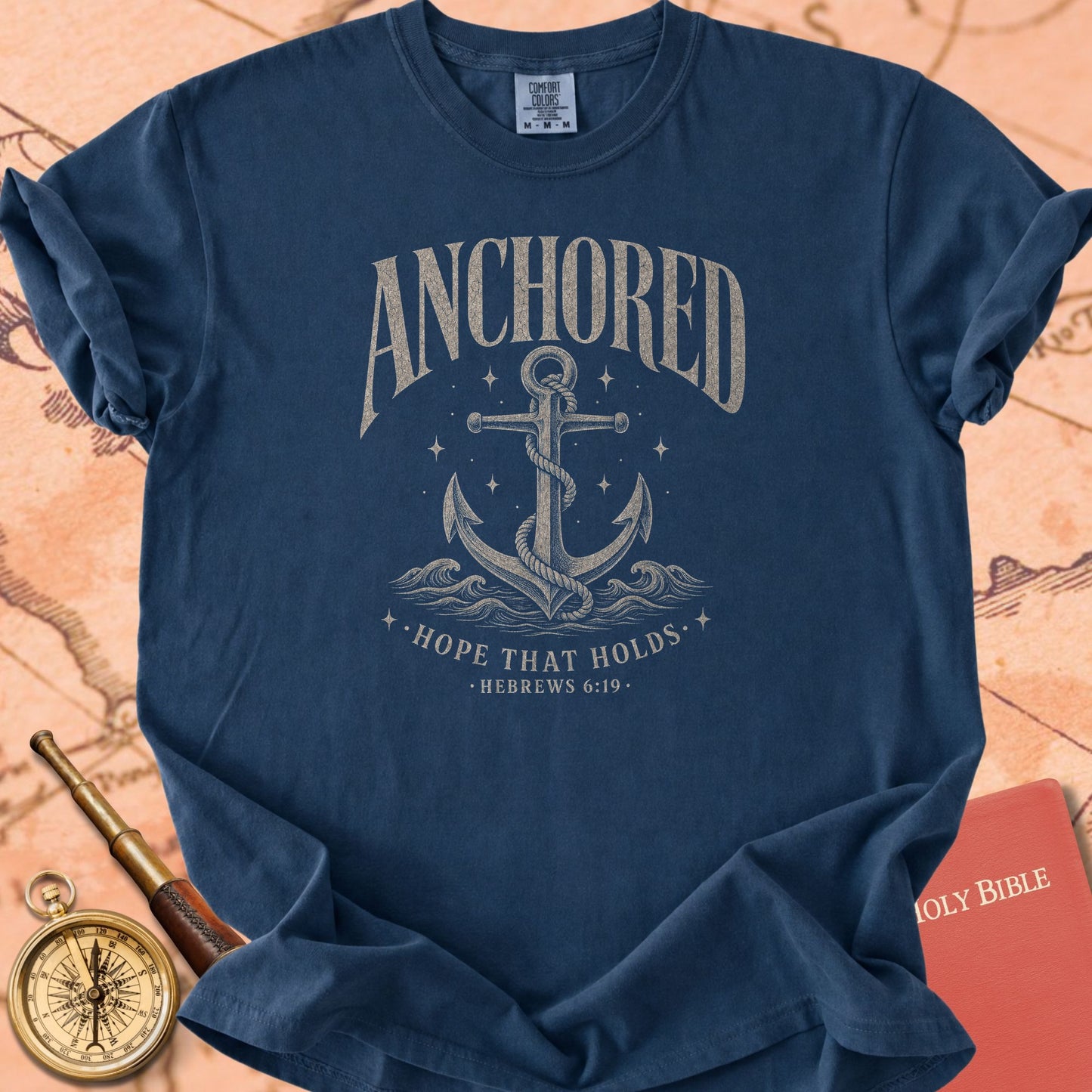 Anchored — Hope That Holds Premium T-shirt