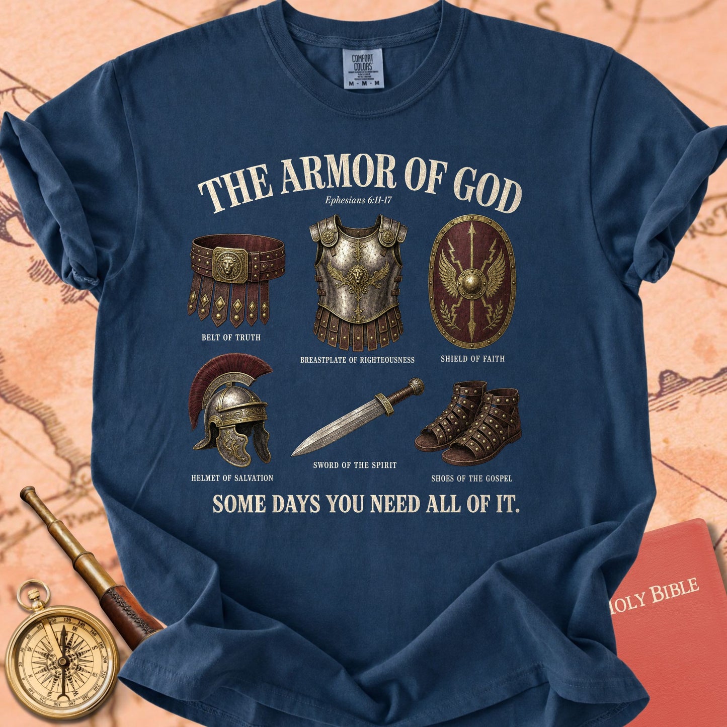 Armor of God Christian Faith Premium T-shirt