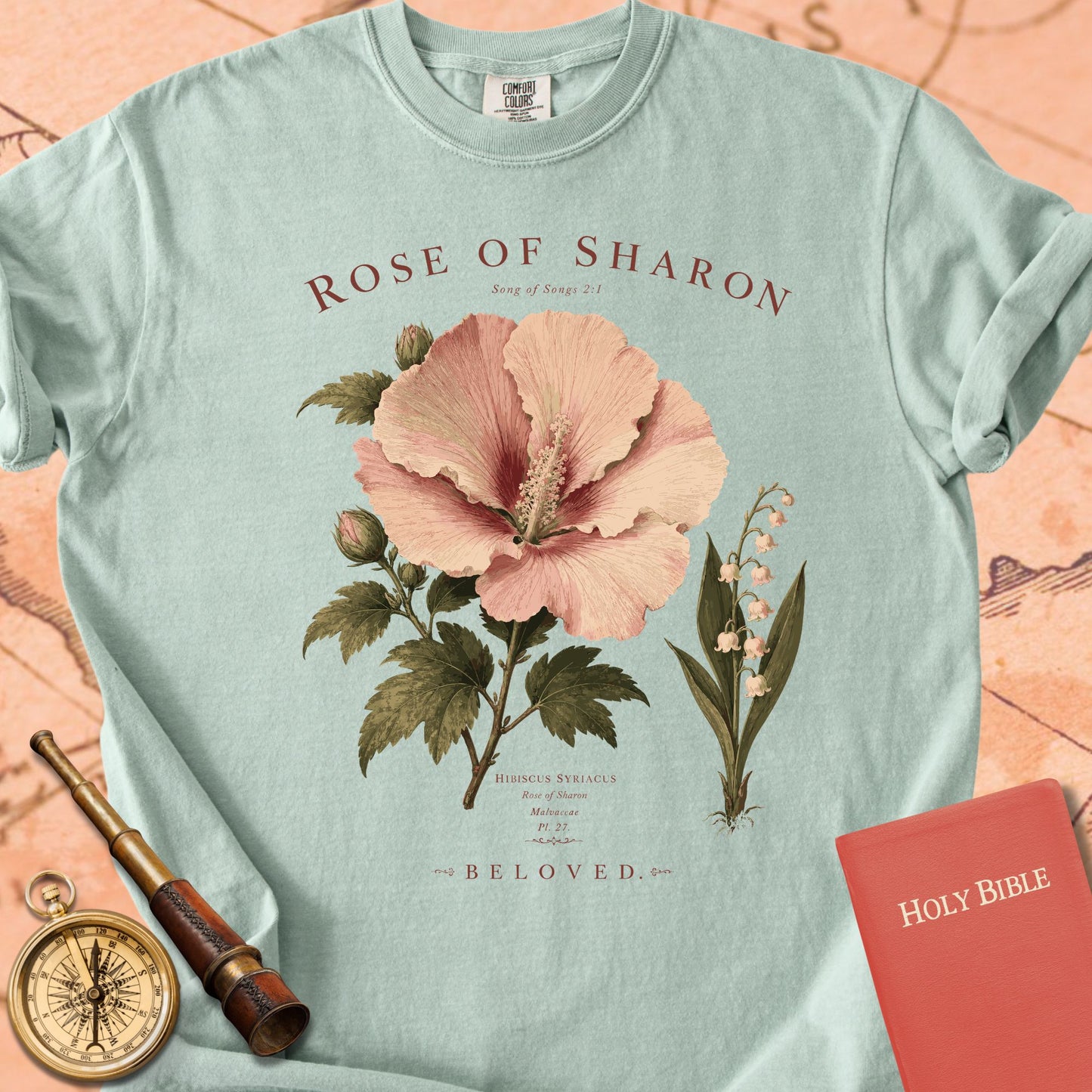 Rose of Sharon — "Beloved" | Song of Songs 2:1 Premium T-shirt