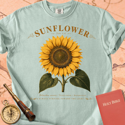 Sunflower — "Always Turning Toward the Light" Premium T-shirt