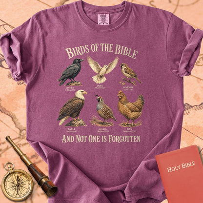 Birds of the Bible "And Not One Is Forgotten" | Luke 12:6 Christian Tee