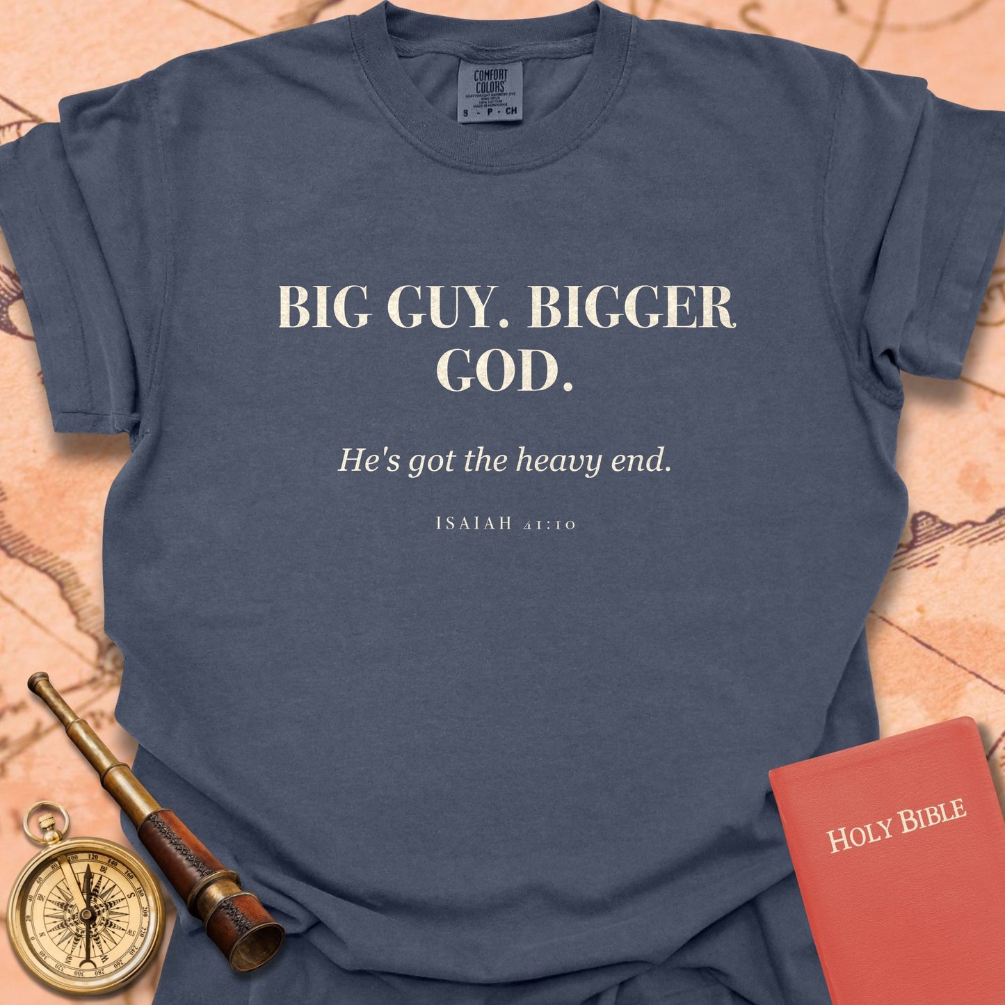 Big Guy. Bigger God Premium T-shirt