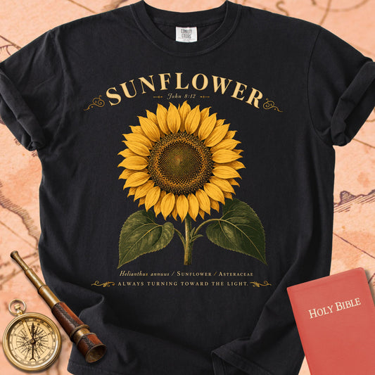 Sunflower — "Always Turning Toward the Light" Premium T-shirt