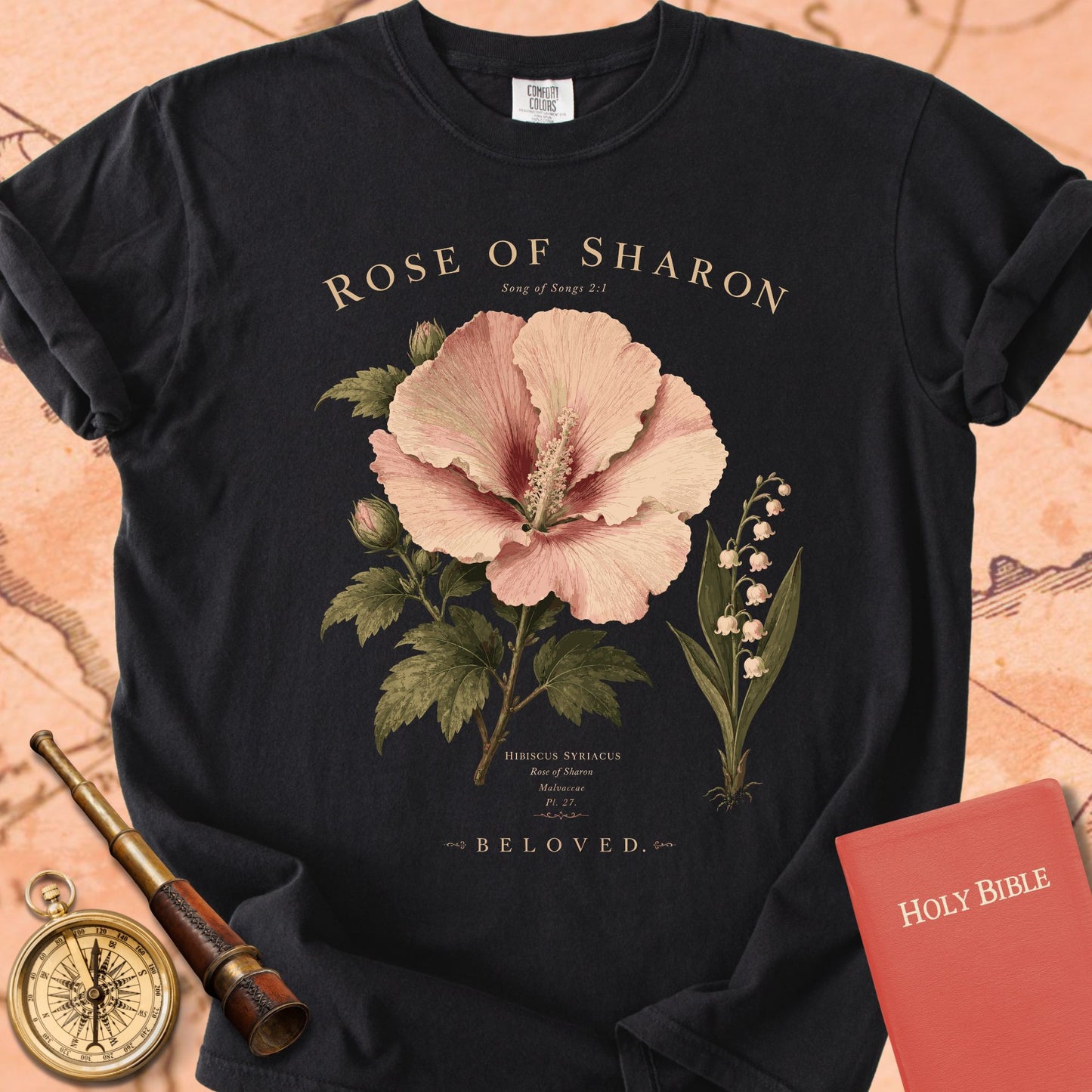 Rose of Sharon — "Beloved" | Song of Songs 2:1 Premium T-shirt