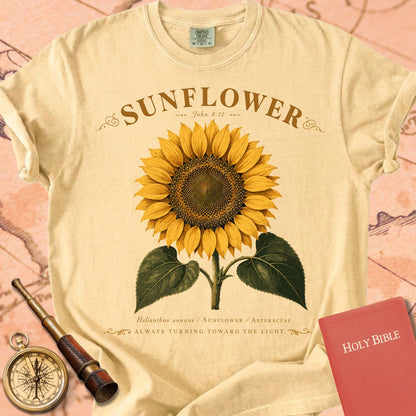 Sunflower — "Always Turning Toward the Light" Premium T-shirt