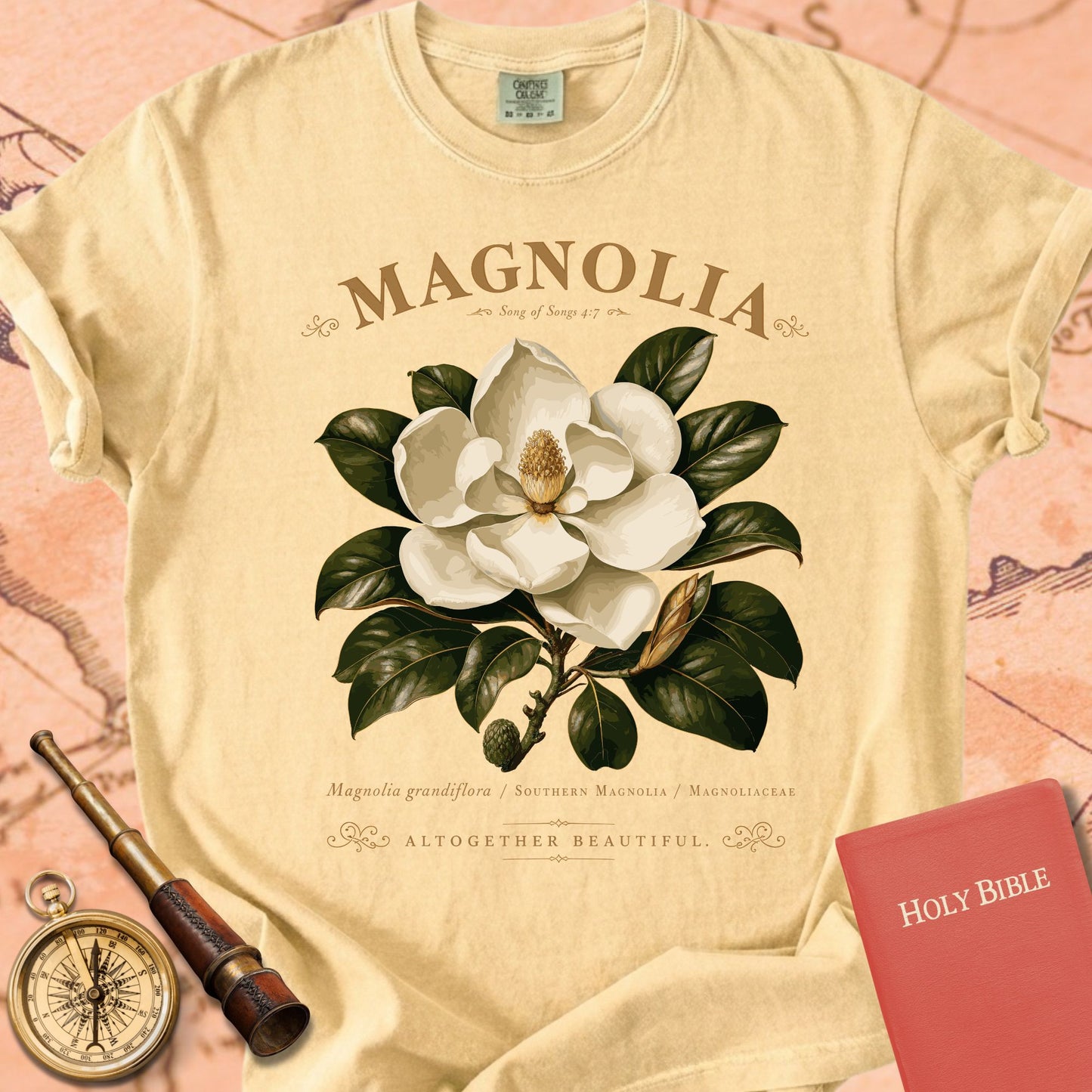 Magnolia — "Altogether Beautiful" | Song of Songs 4:7  Premium T-shirt