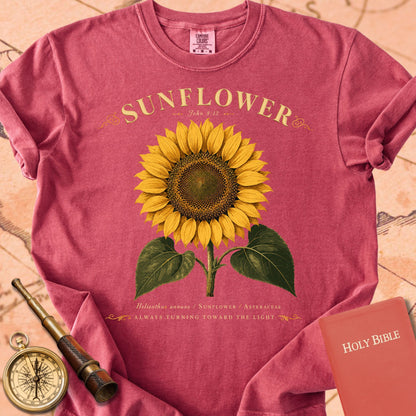 Sunflower — "Always Turning Toward the Light" Premium T-shirt