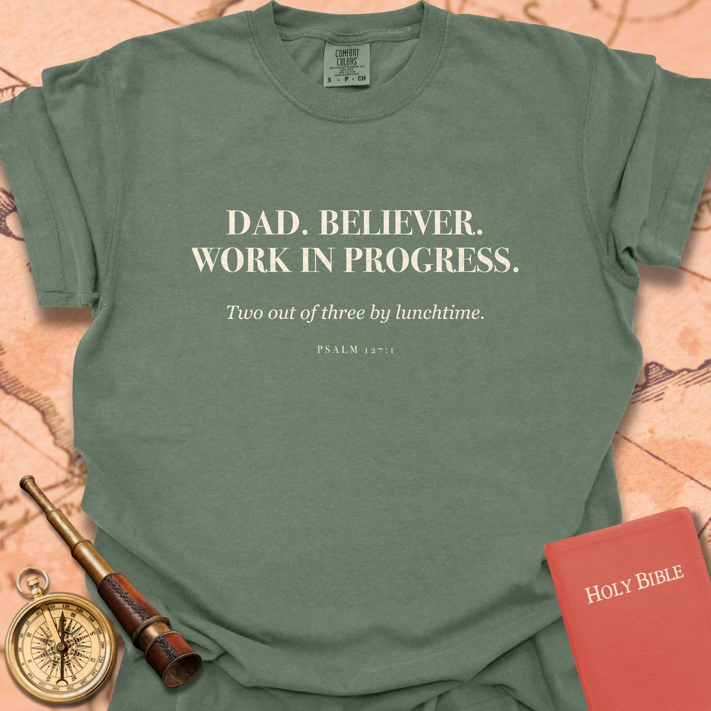 Dad. Believer. Work in Progress Premium T-shirt