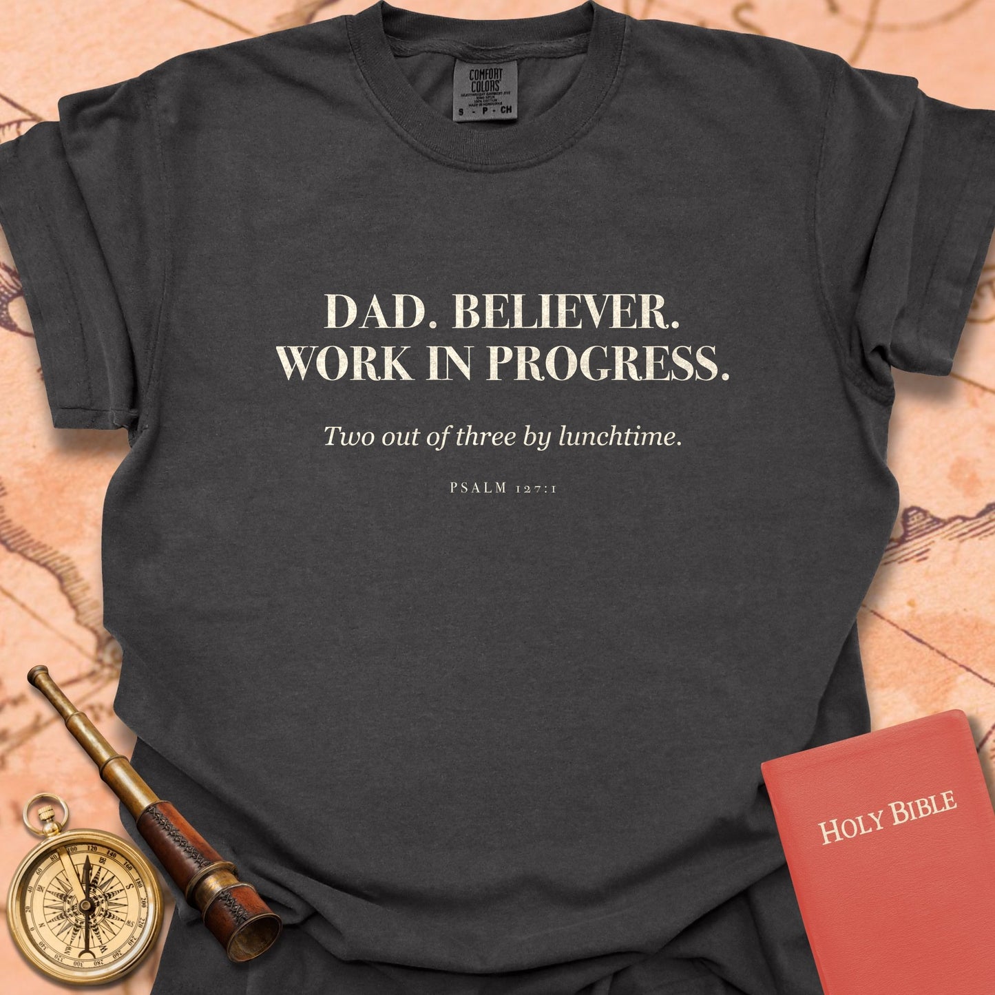 Dad. Believer. Work in Progress Premium T-shirt