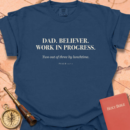 Dad. Believer. Work in Progress Premium T-shirt