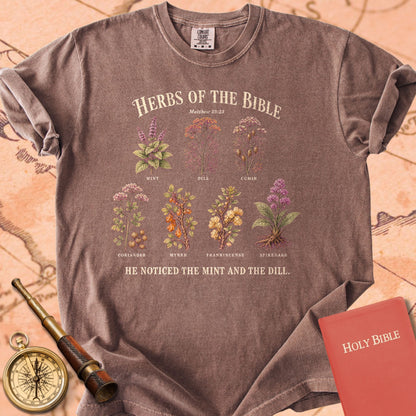 Herbs of the Bible "He Noticed the Mint and the Dill" | Matthew 23:23 Tee