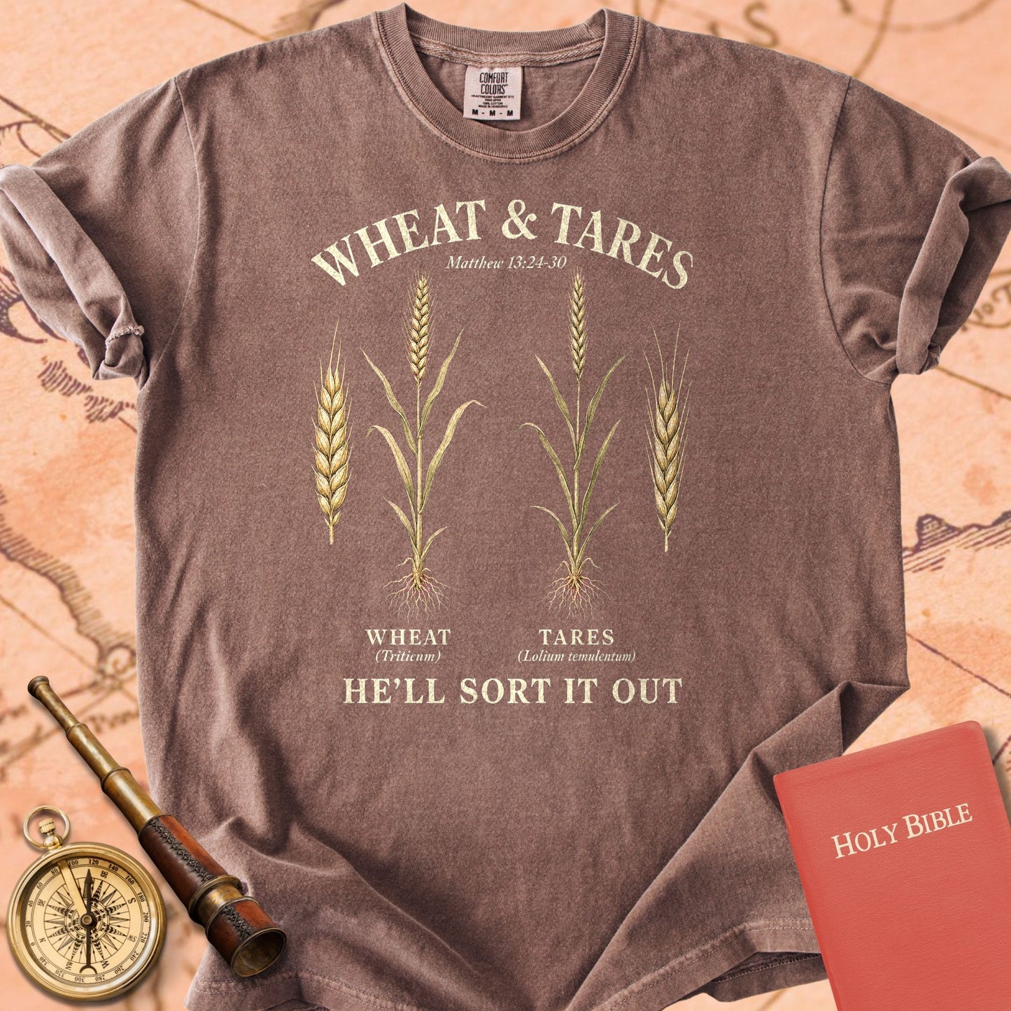 Wheat & Tares "He'll Sort It Out" | Matthew 13:24-30 Christian Tee
