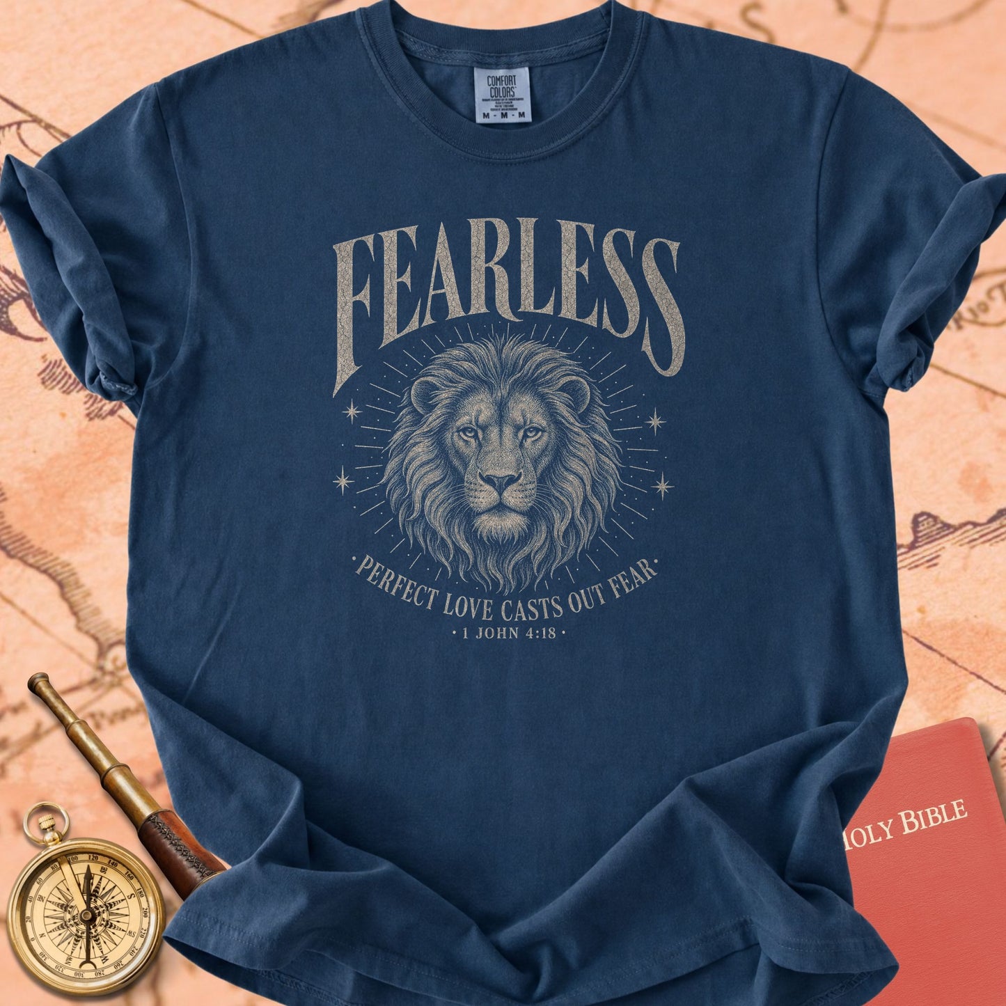 Fearless — Perfect Love Casts Out Fear Premium T-shirt