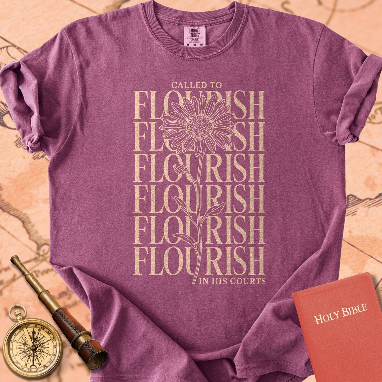 Called to Flourish in His Courts  Premium T-shirt