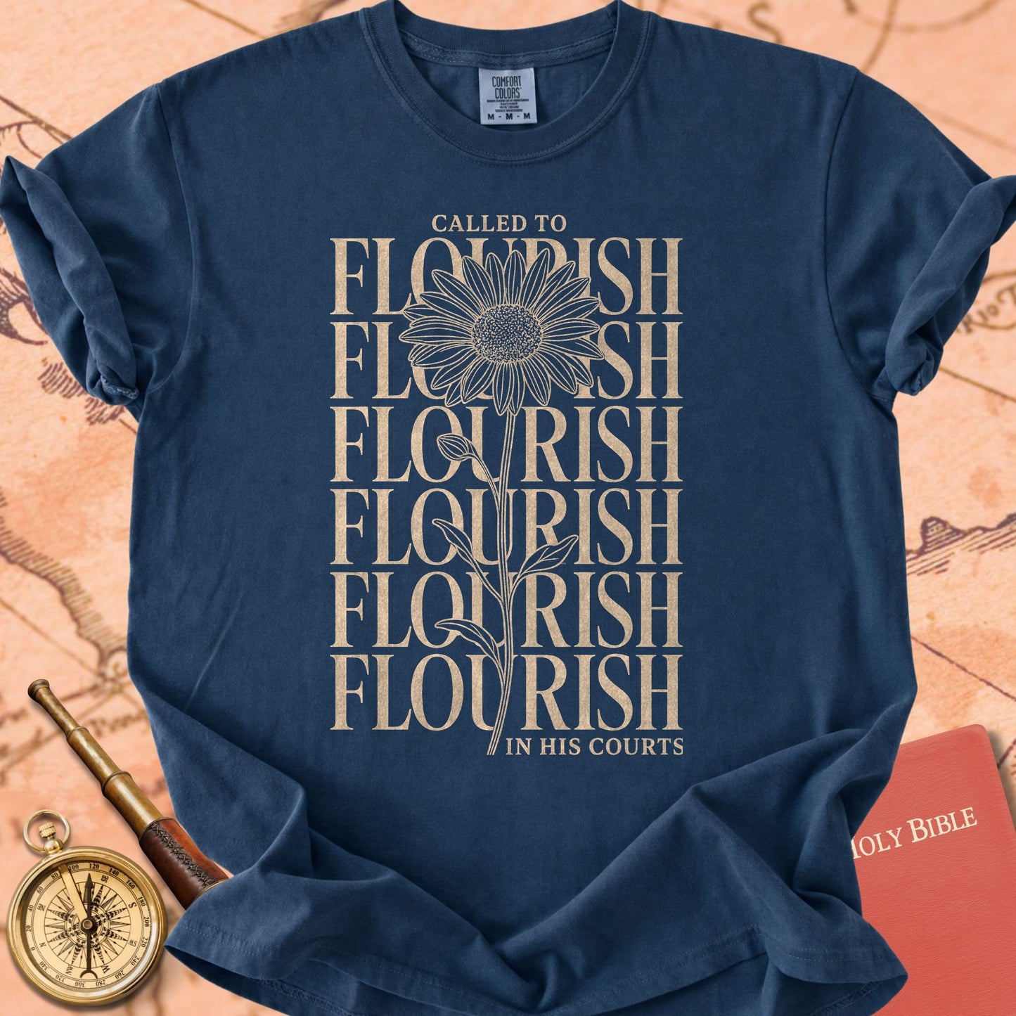 Called to Flourish in His Courts  Premium T-shirt