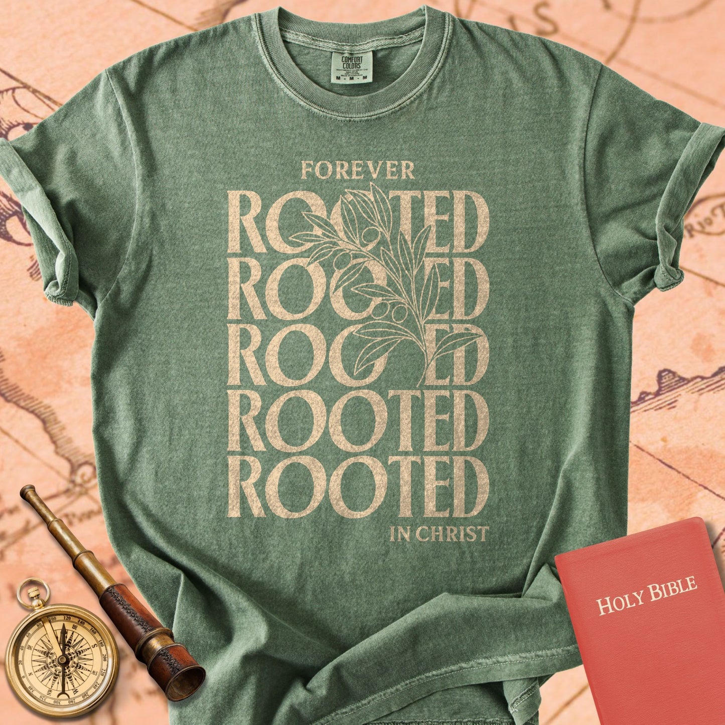 Forever Rooted in Christ Premium T-shirt