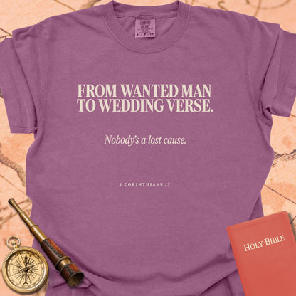 From Wanted Man to Wedding Verse Premium T-shirt