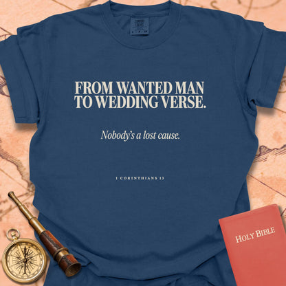 From Wanted Man to Wedding Verse Premium T-shirt
