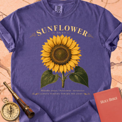 Sunflower — "Always Turning Toward the Light" Premium T-shirt