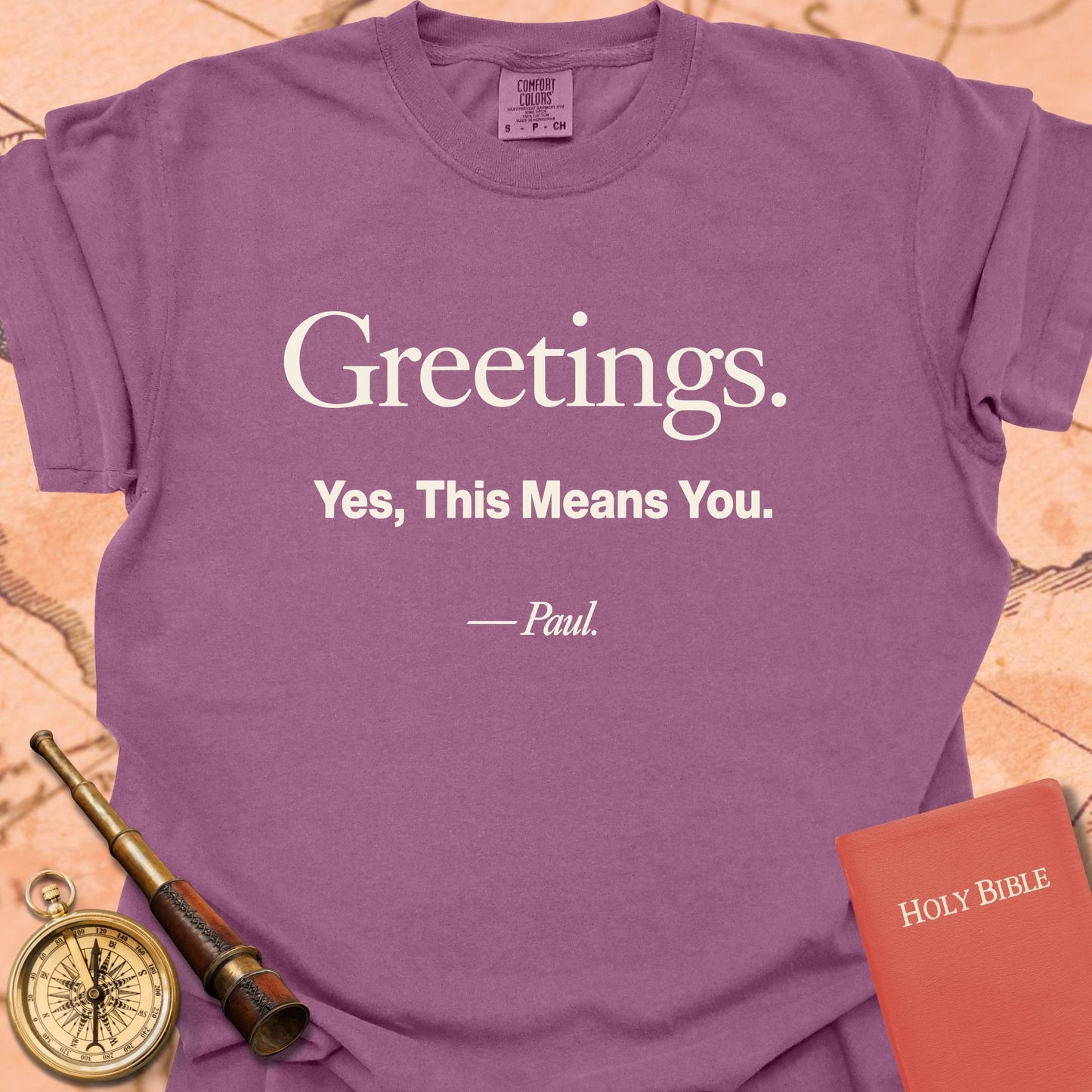 Greetings. Yes, This Means You. -Paul Premium T-shirt