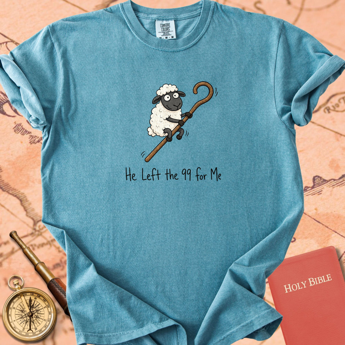He Left the 99 for Me Premium T-shirt