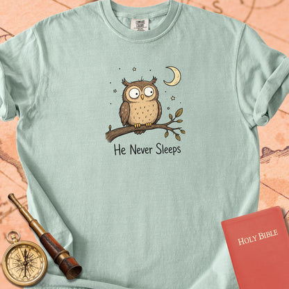 He Never Sleeps Premium T-shirt