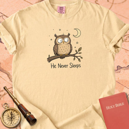He Never Sleeps Premium T-shirt