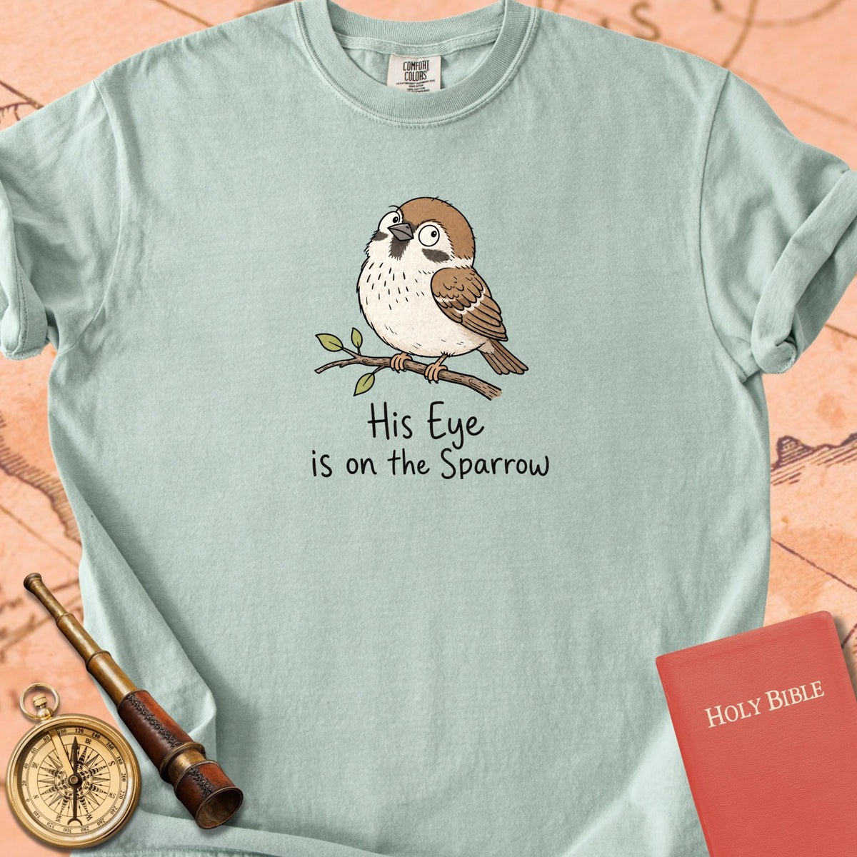 His Eye Is on the Sparrow Premium T-shirt