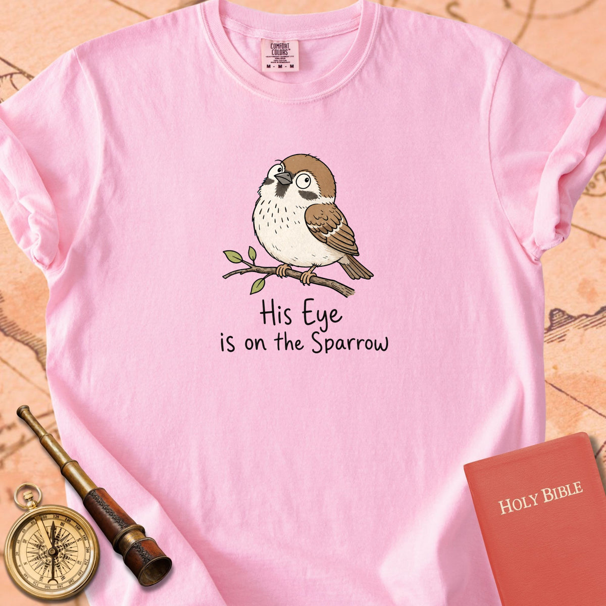 His Eye Is on the Sparrow Premium T-shirt