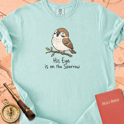 His Eye Is on the Sparrow Premium T-shirt
