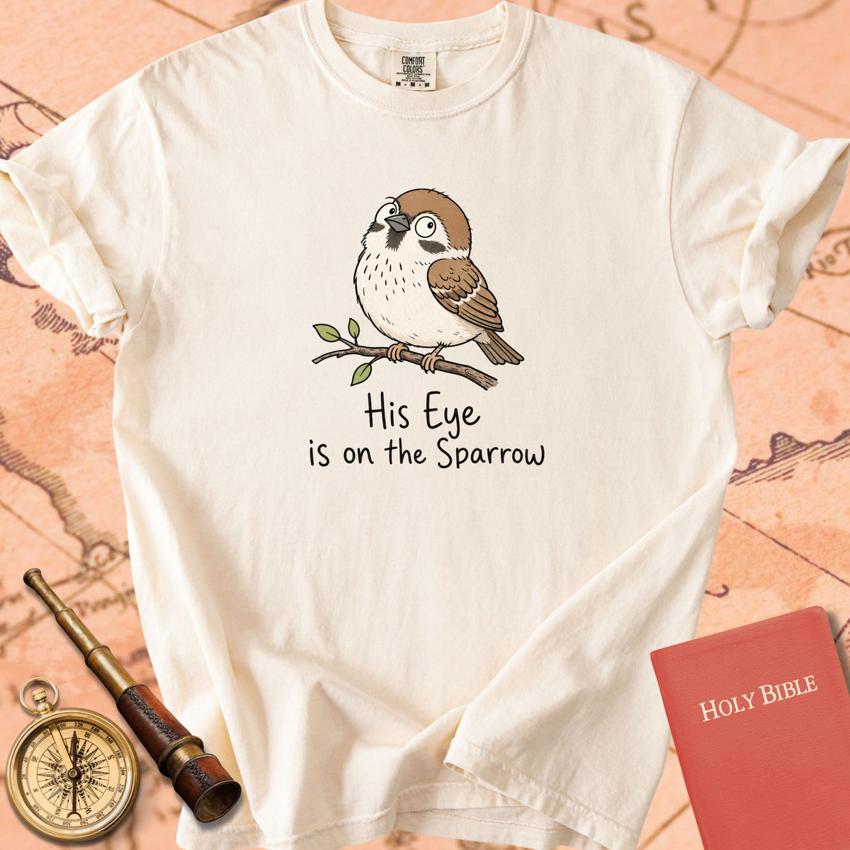 His Eye Is on the Sparrow Premium T-shirt
