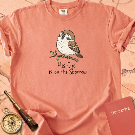 His Eye Is on the Sparrow Premium T-shirt