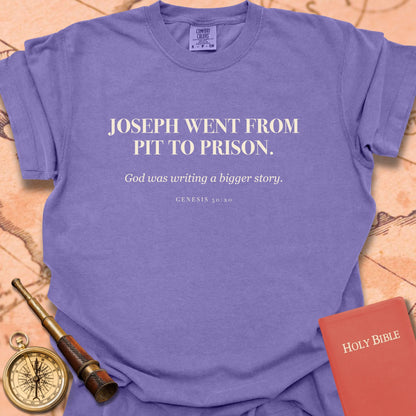Joseph Went From Pit to Prison Premium T-shirt
