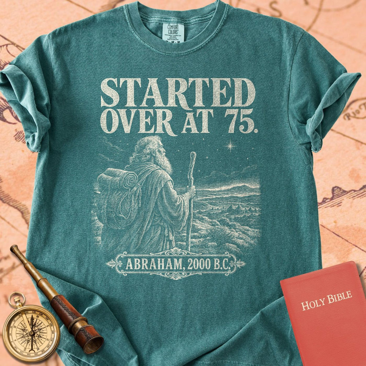 Abraham Started Over at 75 Premium T-shirt