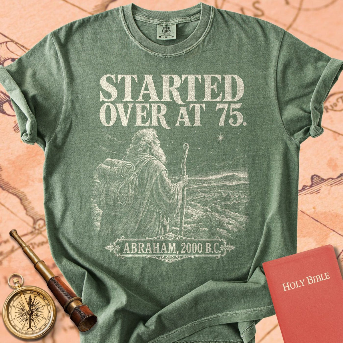 Abraham Started Over at 75 Premium T-shirt