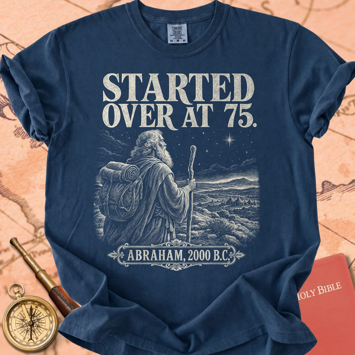 Abraham Started Over at 75 Premium T-shirt