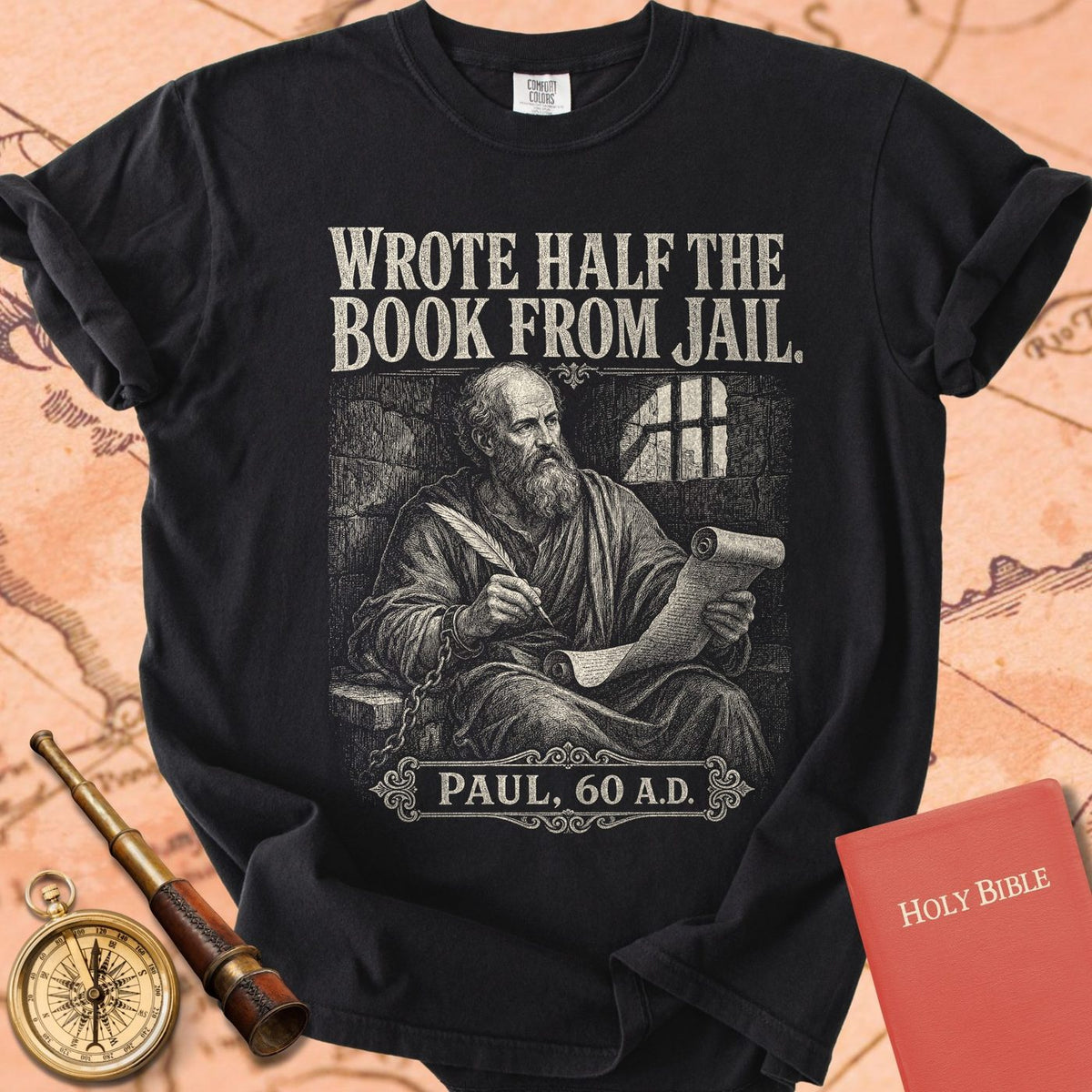 Paul Wrote Half the Book From Jail Premium T-shirt