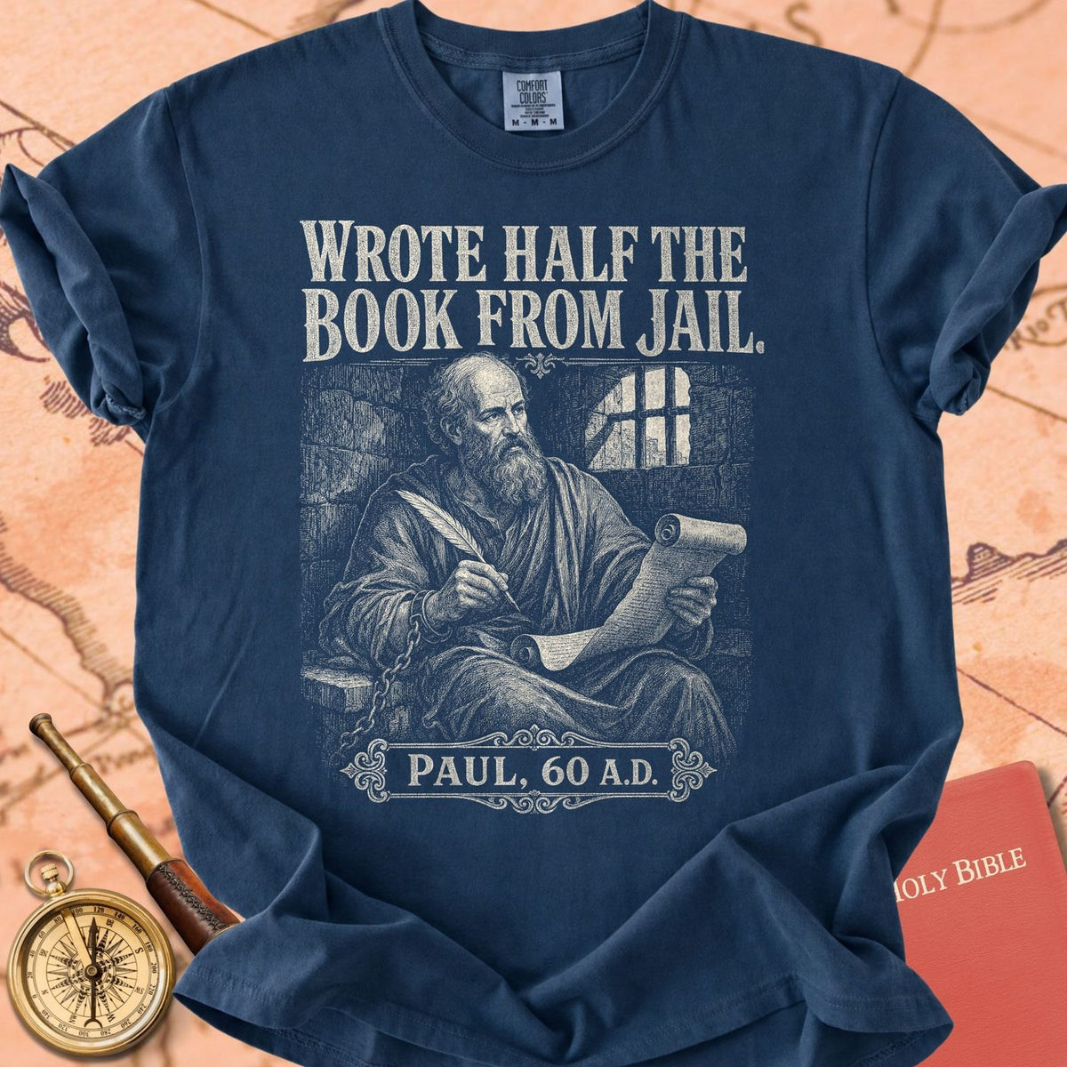Paul Wrote Half the Book From Jail Premium T-shirt