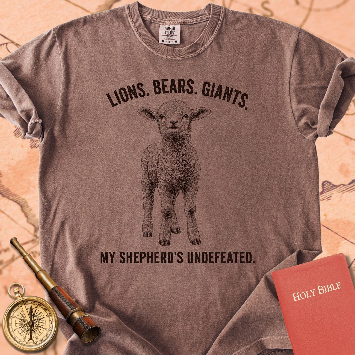 Lions. Bears. Giants. My Shepherd's Undefeated. Premium T-shirt
