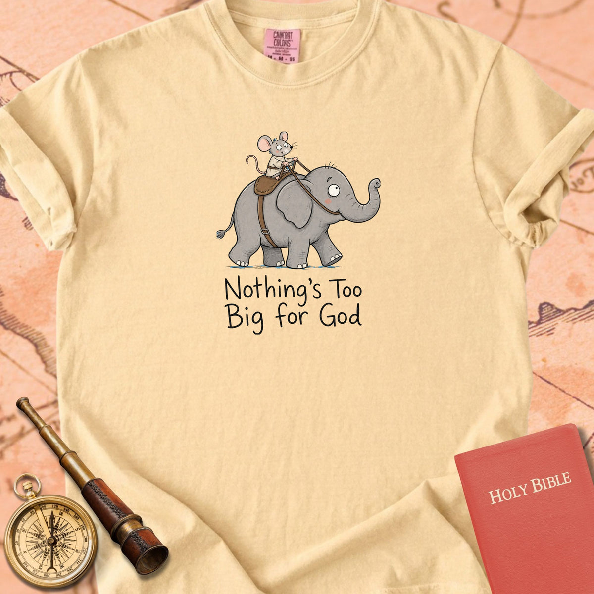 Nothing's Too Big for God Premium T-shirt