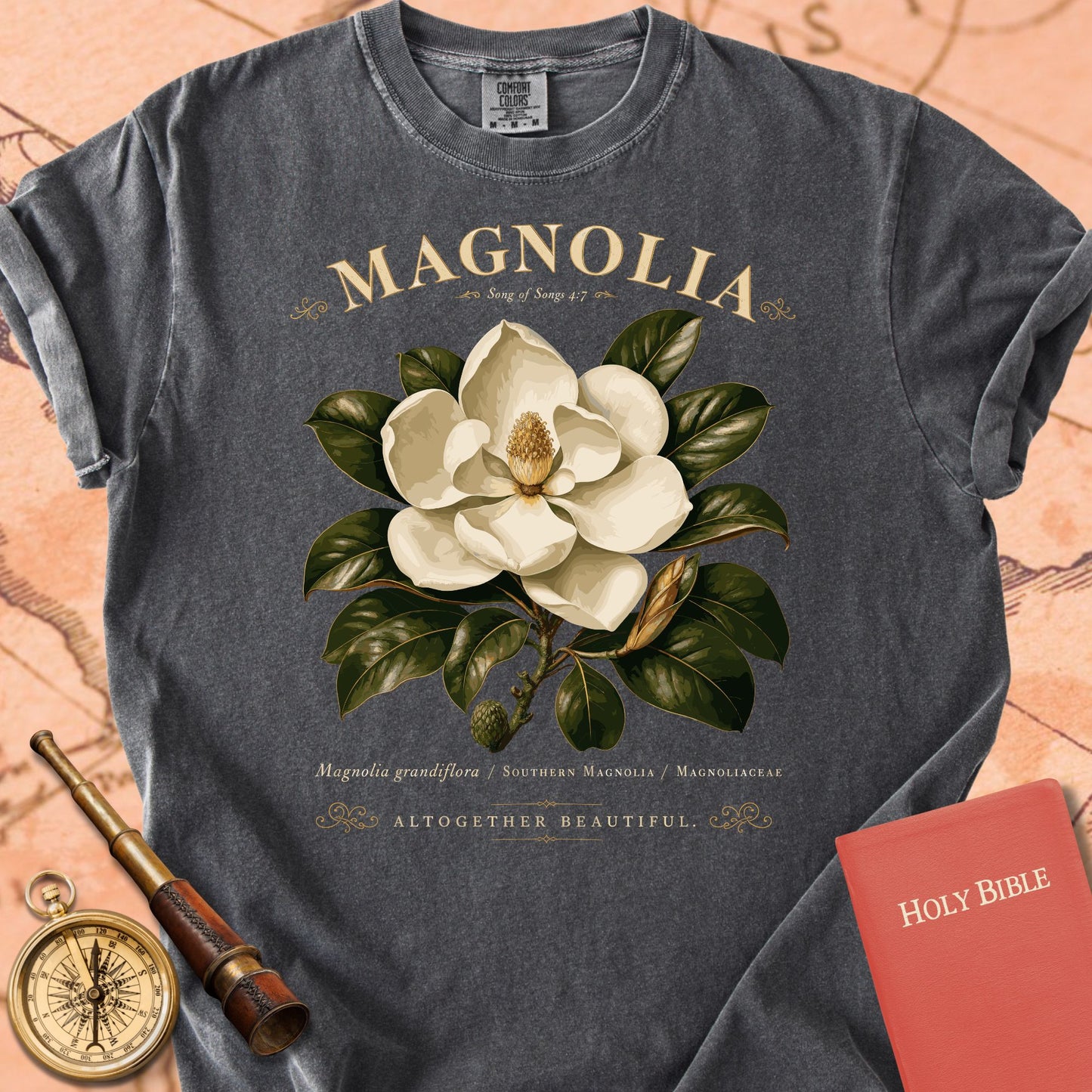 Magnolia — "Altogether Beautiful" | Song of Songs 4:7  Premium T-shirt
