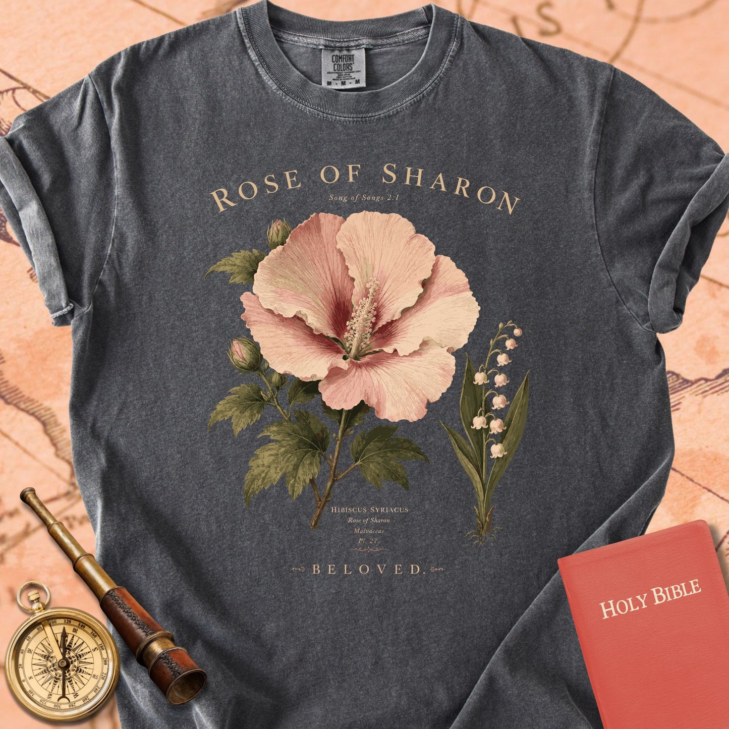 Rose of Sharon — "Beloved" | Song of Songs 2:1 Premium T-shirt
