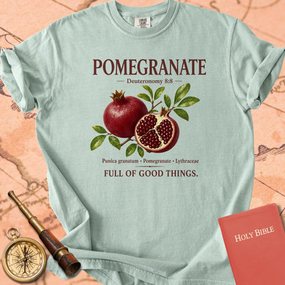 Pomegranate Deuteronomy 8:8 Premium T-shirt