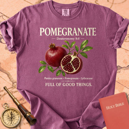 Pomegranate Deuteronomy 8:8 Premium T-shirt