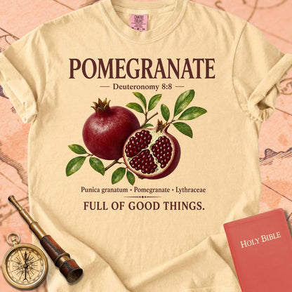 Pomegranate Deuteronomy 8:8 Premium T-shirt