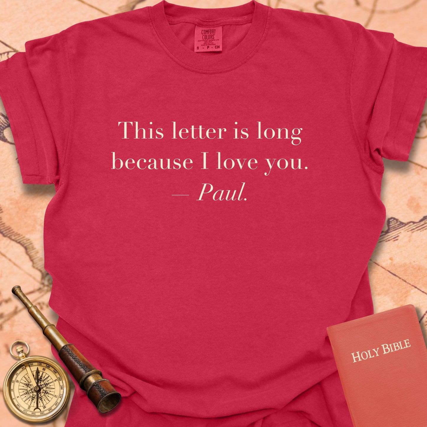 This Letter Is Long Because I Love You. —Paul. Premium T-Shirt