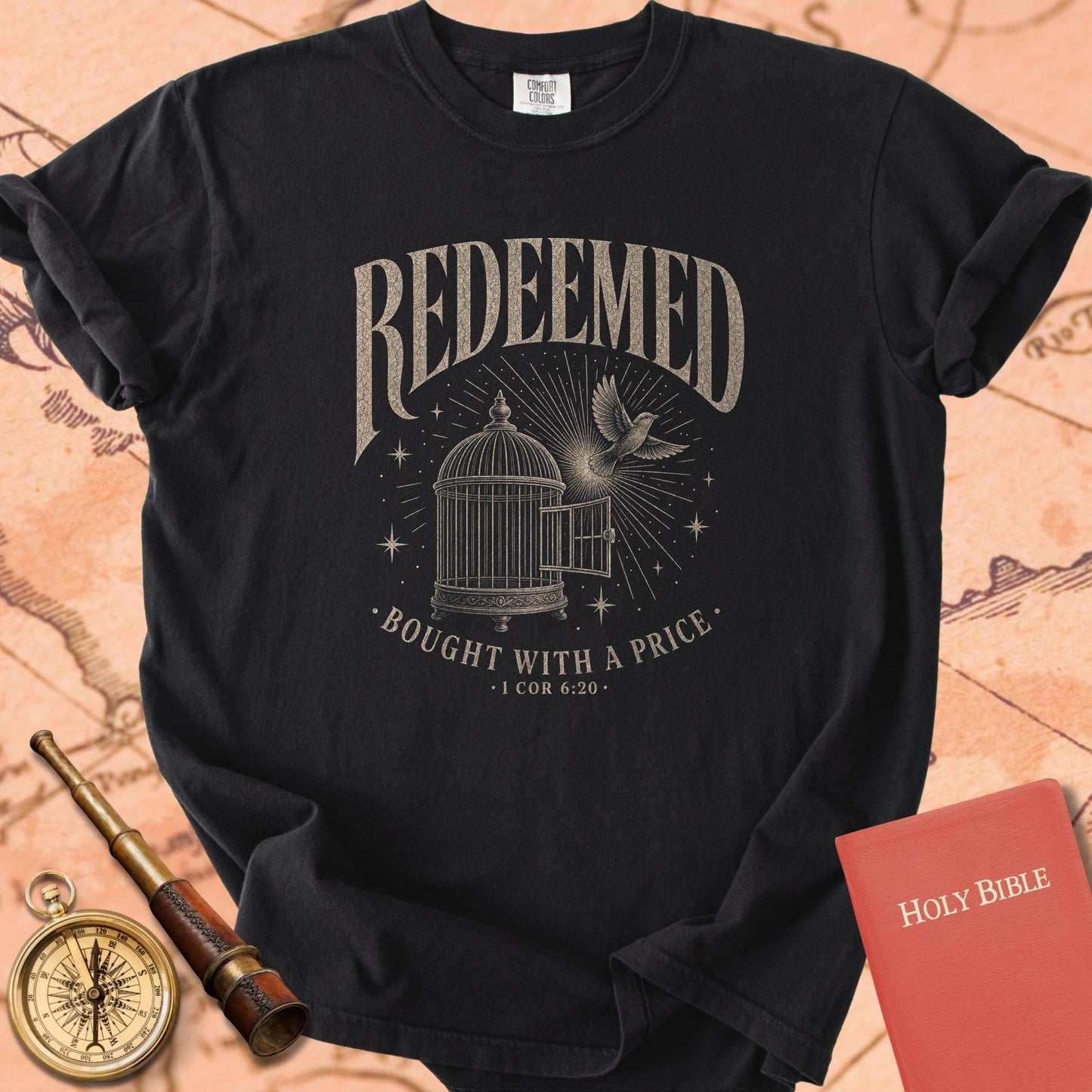 Redeemed — Bought With a Price Premium T-shirt