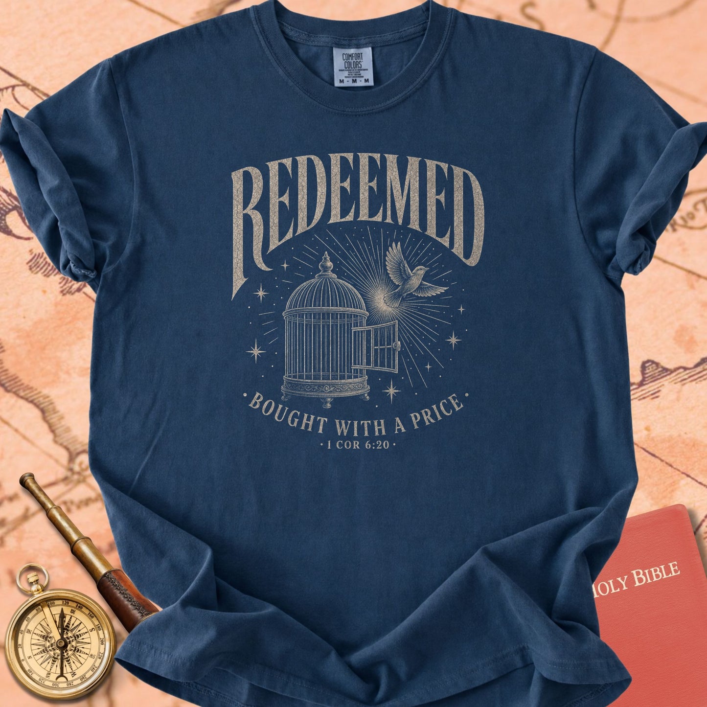 Redeemed — Bought With a Price Premium T-shirt